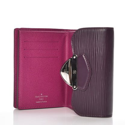 Louis Vuitton Epi Joey Wallet Cassis 6 of 9