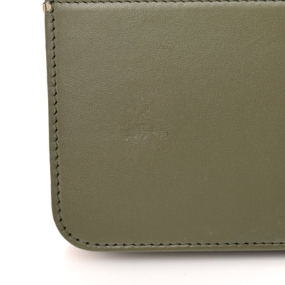Chanel Caviar Quilted Boy Wallet On Chain WOC Khaki 12 of 15