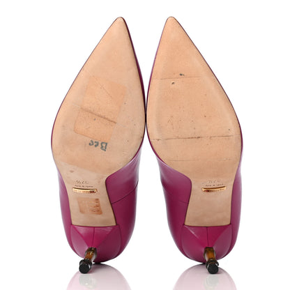 Gucci Malaga Kid Kristen Bamboo Pumps 37.5 Bright Bougainville 13 of 24