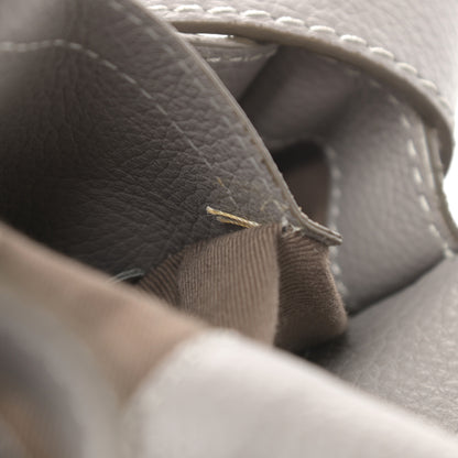 Chloe Calfskin Medium Marcie Round Crossbody Bag Cashmere Grey 15 of 15