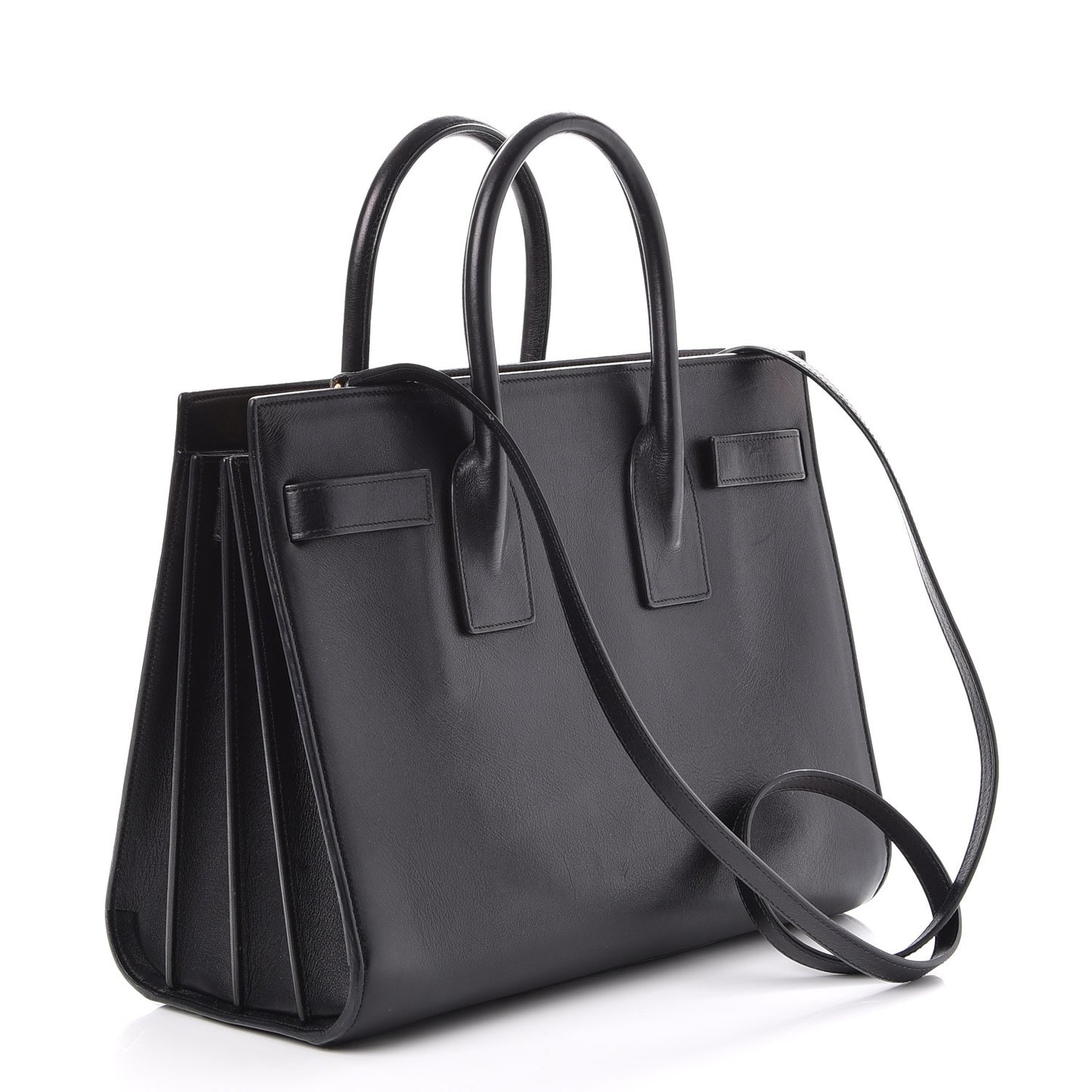 Calfskin Small Sac De Jour Black