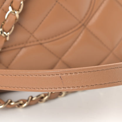 Chanel Lambskin Quilted Medium Trendy CC Flap Dual Handle Bag Light Brown 6 of 10