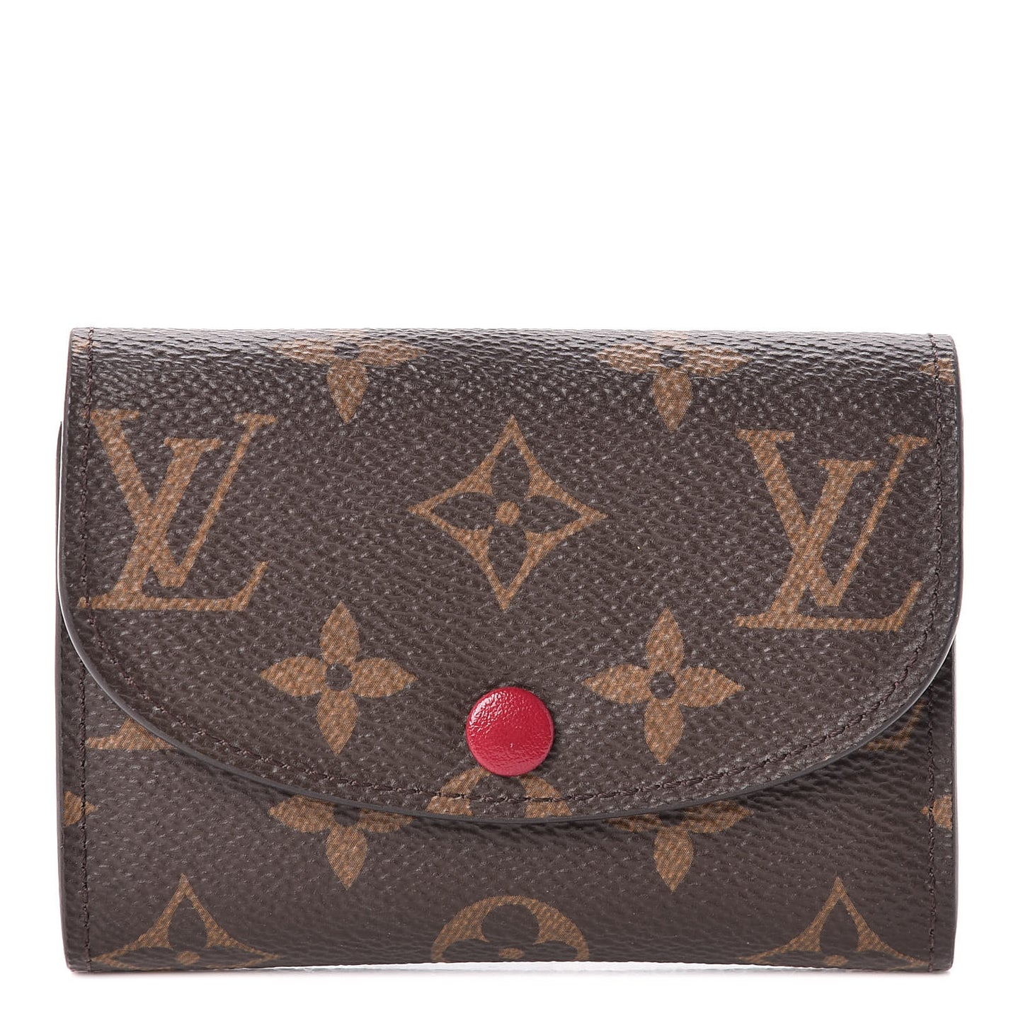 Monogram Rosalie Coin Purse Fuchsia