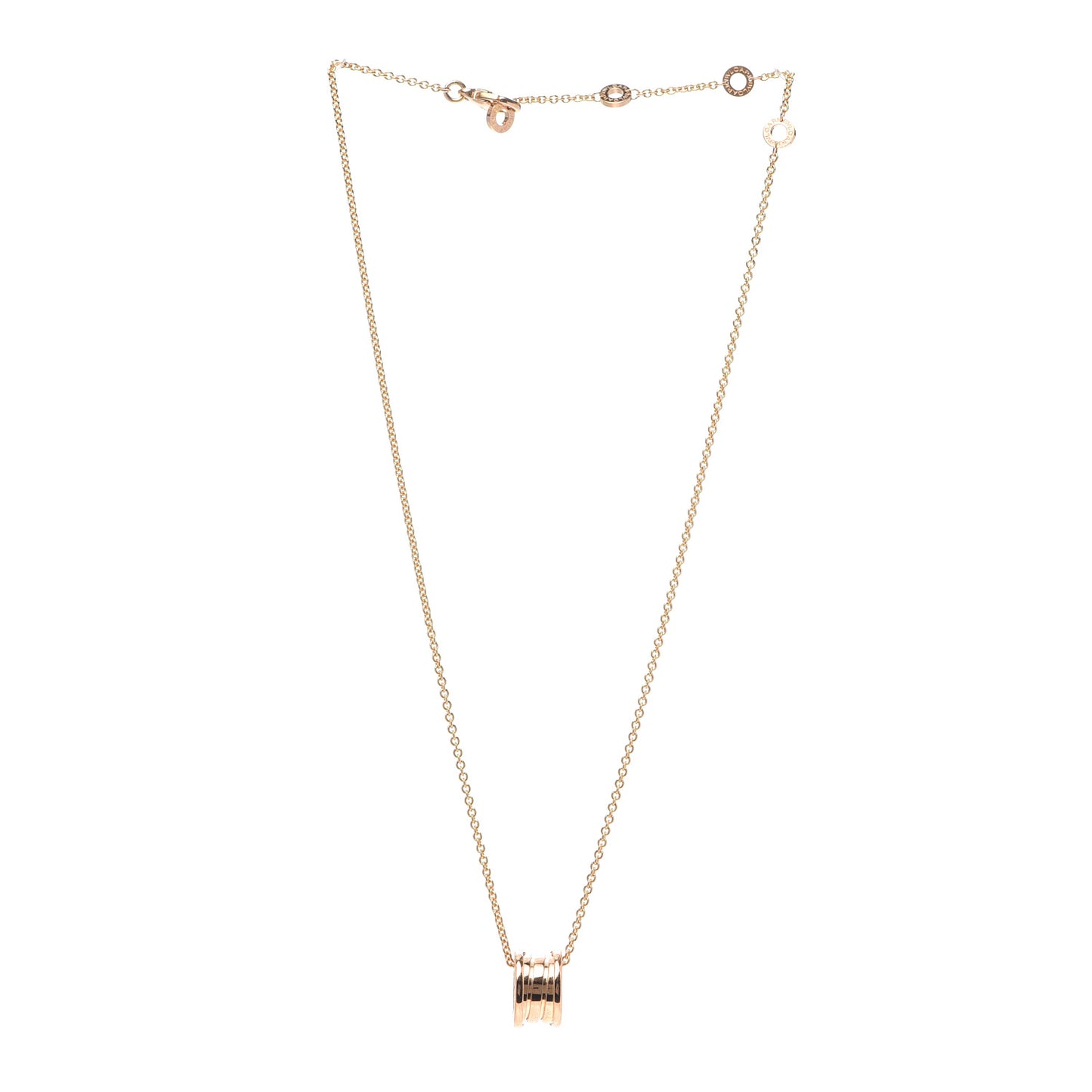 18K Rose Gold B.Zero1 Pendant Necklace