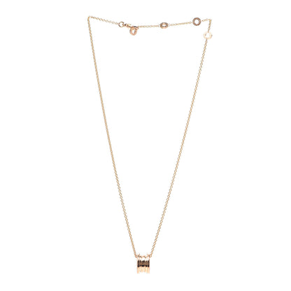 Bulgari 18K Rose Gold B.Zero1 Pendant Necklace 3 of 5