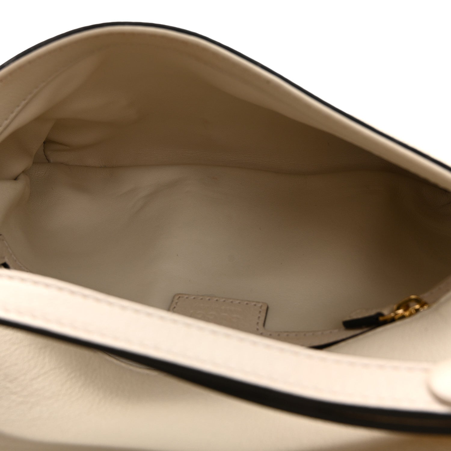 Gucci Roxy Calfskin Blondie Chain Shoulder Flap Bag Mystic White 5 of 13