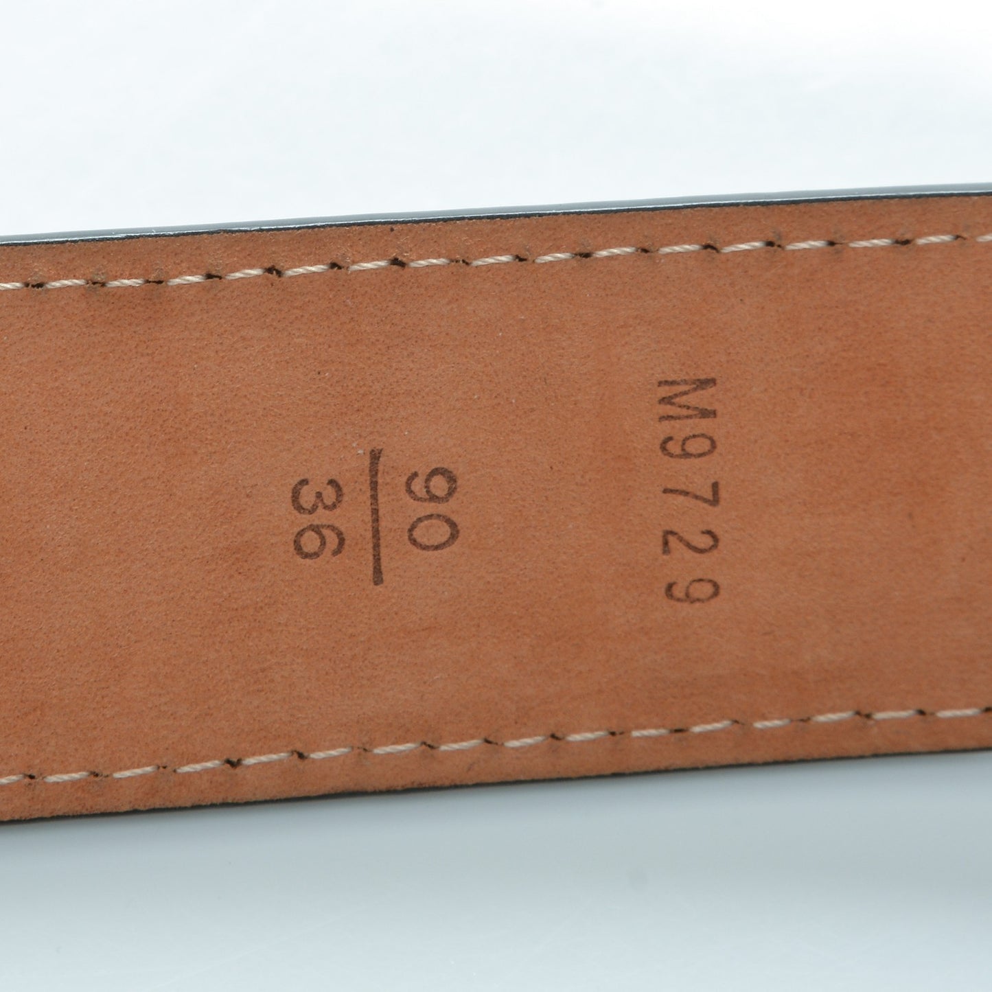 Damier Ebene Tresor Belt 90 36