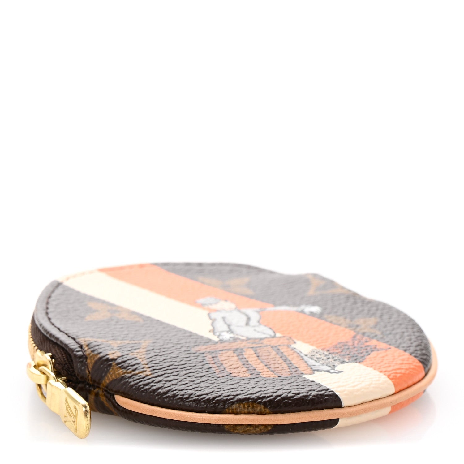 Louis Vuitton Monogram Groom Round Coin Purse 3 of 7