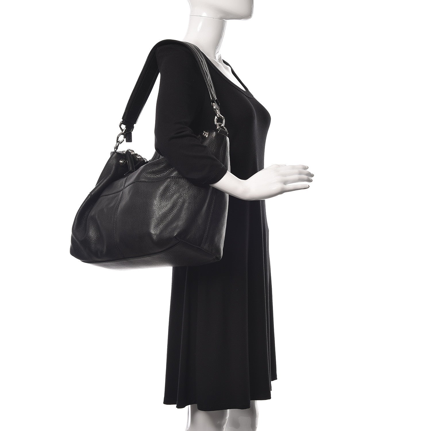 Givenchy Waxed Calfskin Medium Studded Nightingale Black 2 of 15