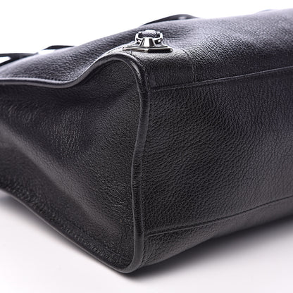 Balenciaga Chevre Silver Metallic Edge Hardware City Black 8 of 10