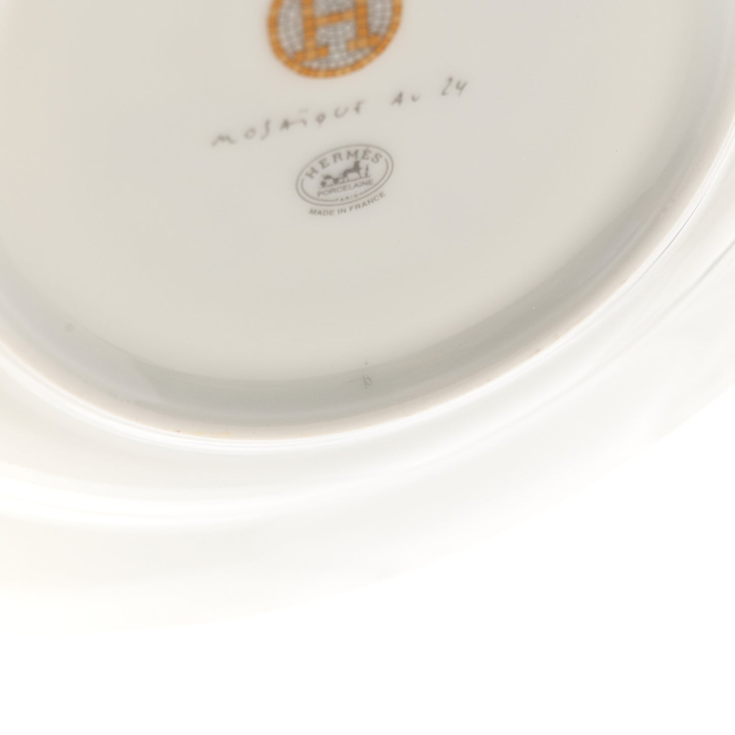 Porcelain Mosaique Au 24 Platine Soup Plate Set of 2