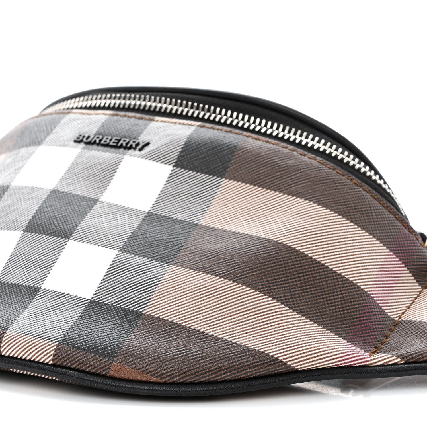 Burberry E-canvas Check Cason Bum Bag Dark Birch Brown 11 of 11