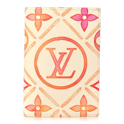 Louis Vuitton Monogram LV By the Pool Passport Cover NM Coral 1 of 6
