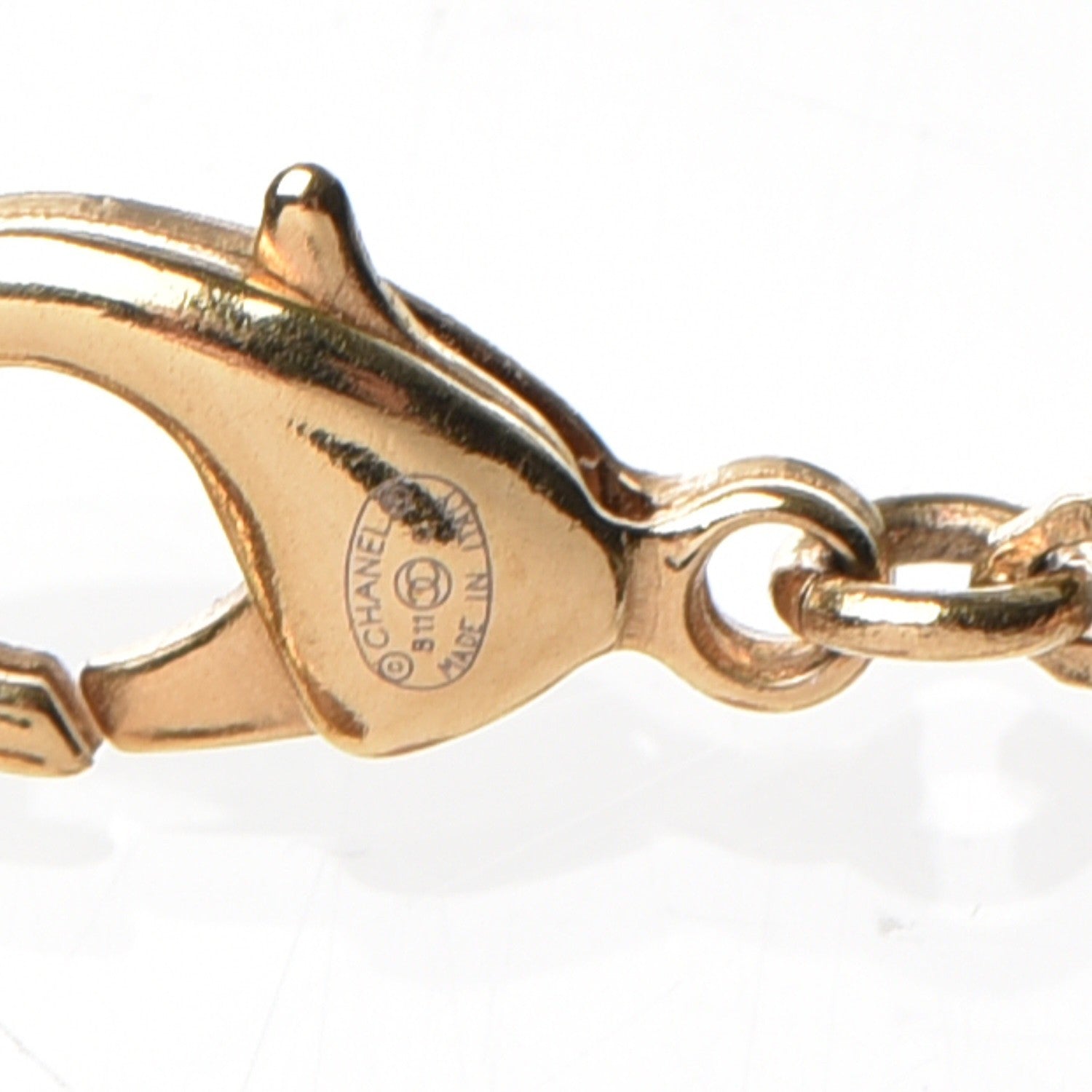 Chanel Pearl Amber CC Bracelet Gold 7 of 7