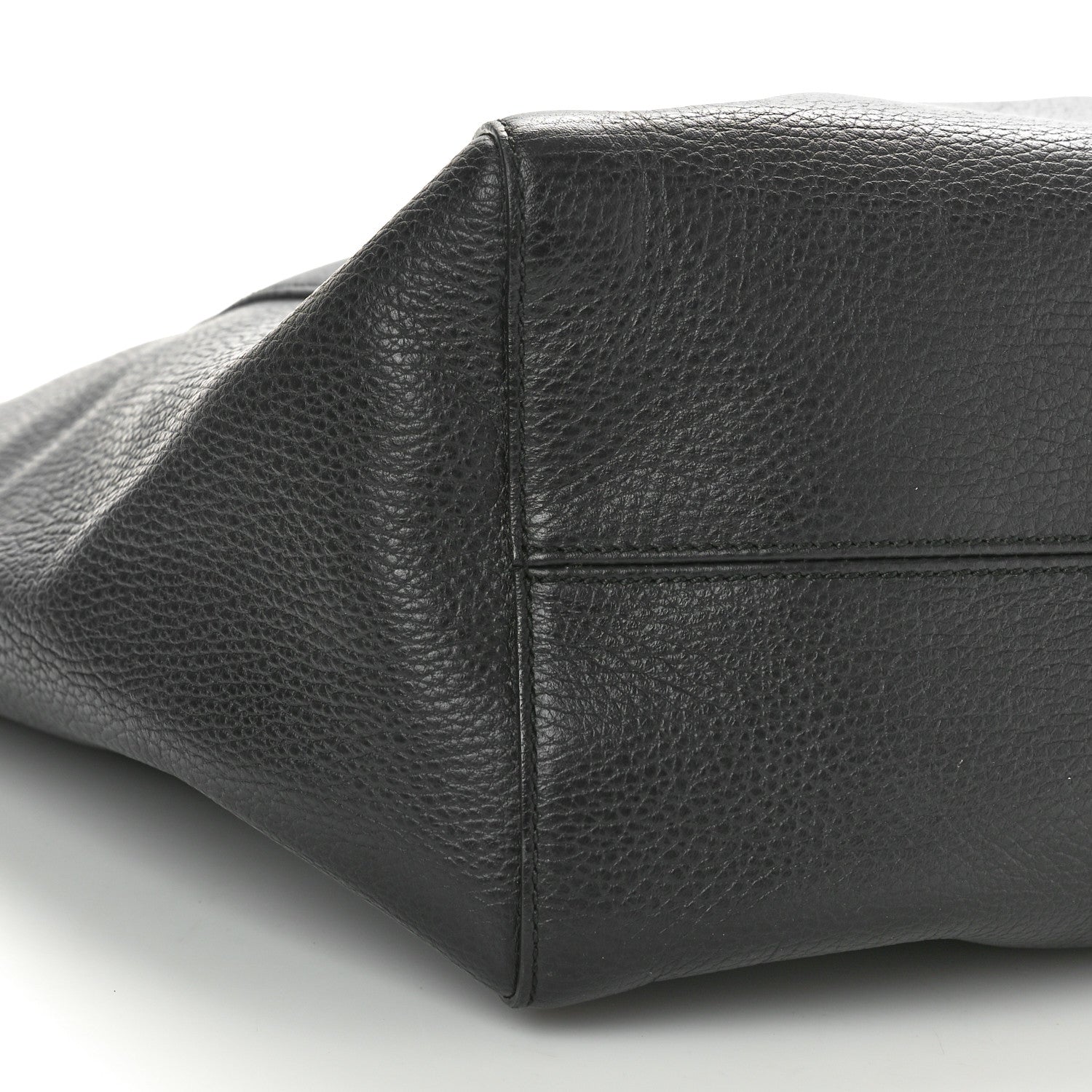 Gucci Pebbled Calfskin Medium Swing Tote Black 8 of 9