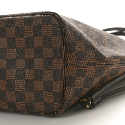 Louis Vuitton Damier Ebene Neo Neverfull MM Rose Ballerine 10 of 10