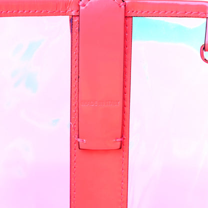 Christian Louboutin PVC Spikes East West Cabata Tote Pink 8 of 11