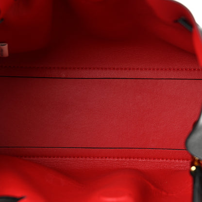 Mansur Gavriel Lambskin Mini Protea Bag Black Flamma 5 of 11