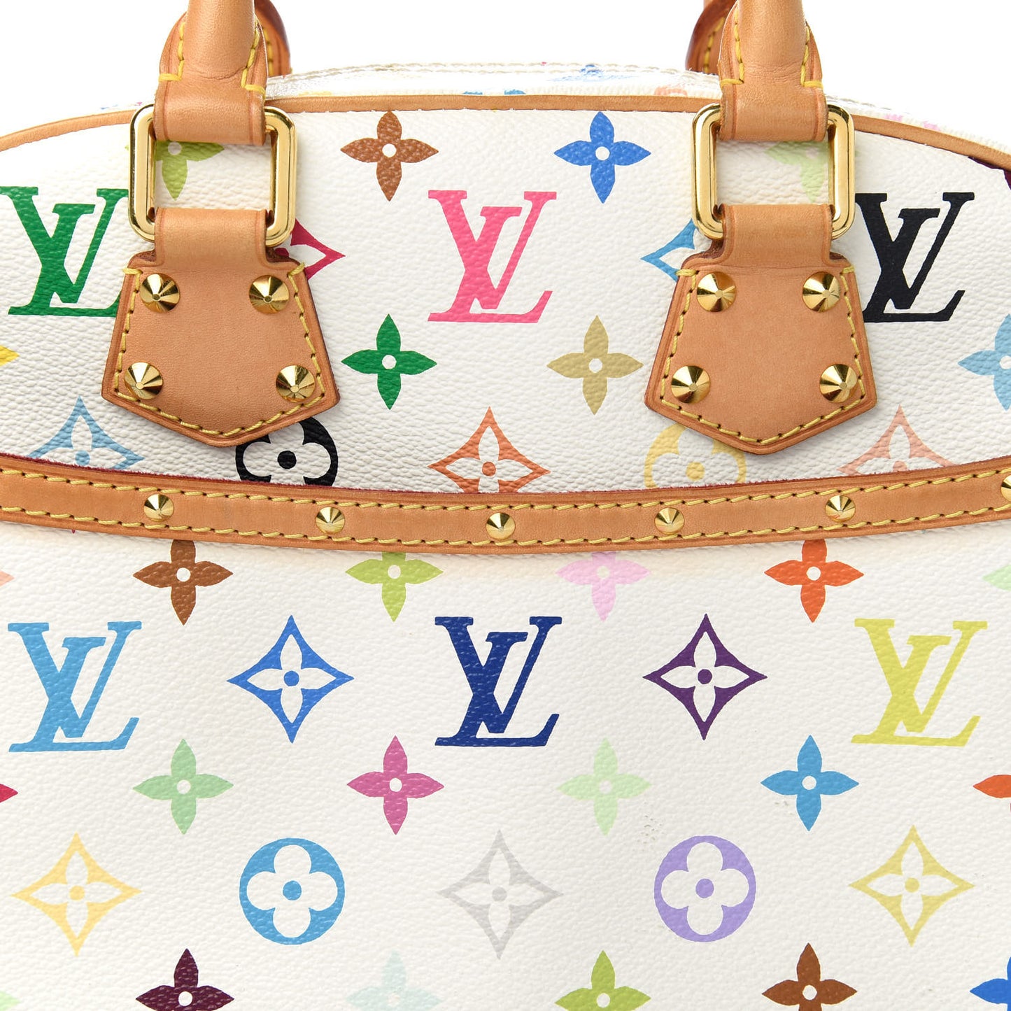 Monogram Multicolor Trouville White