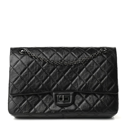 Chanel Aged Calfskin Quilted 2.55 Reissue 226 Flap So Black 1 of 9
