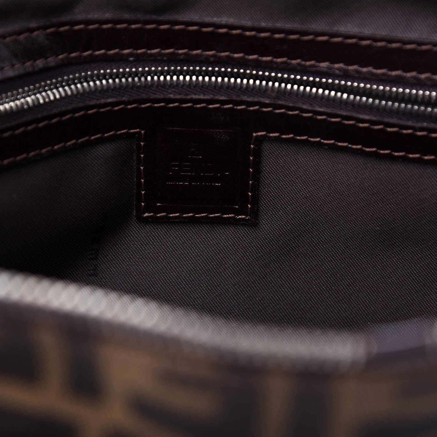 Fendi Zucca Top Handle Bag Tobacco 6 of 11