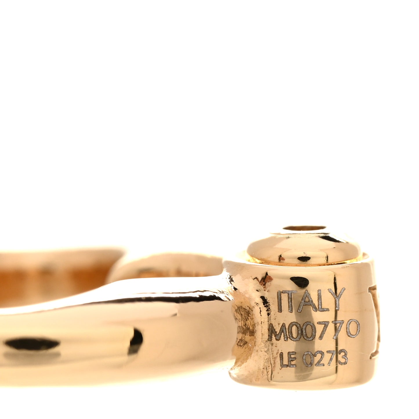 Metal LV Flowergram Earrings Gold