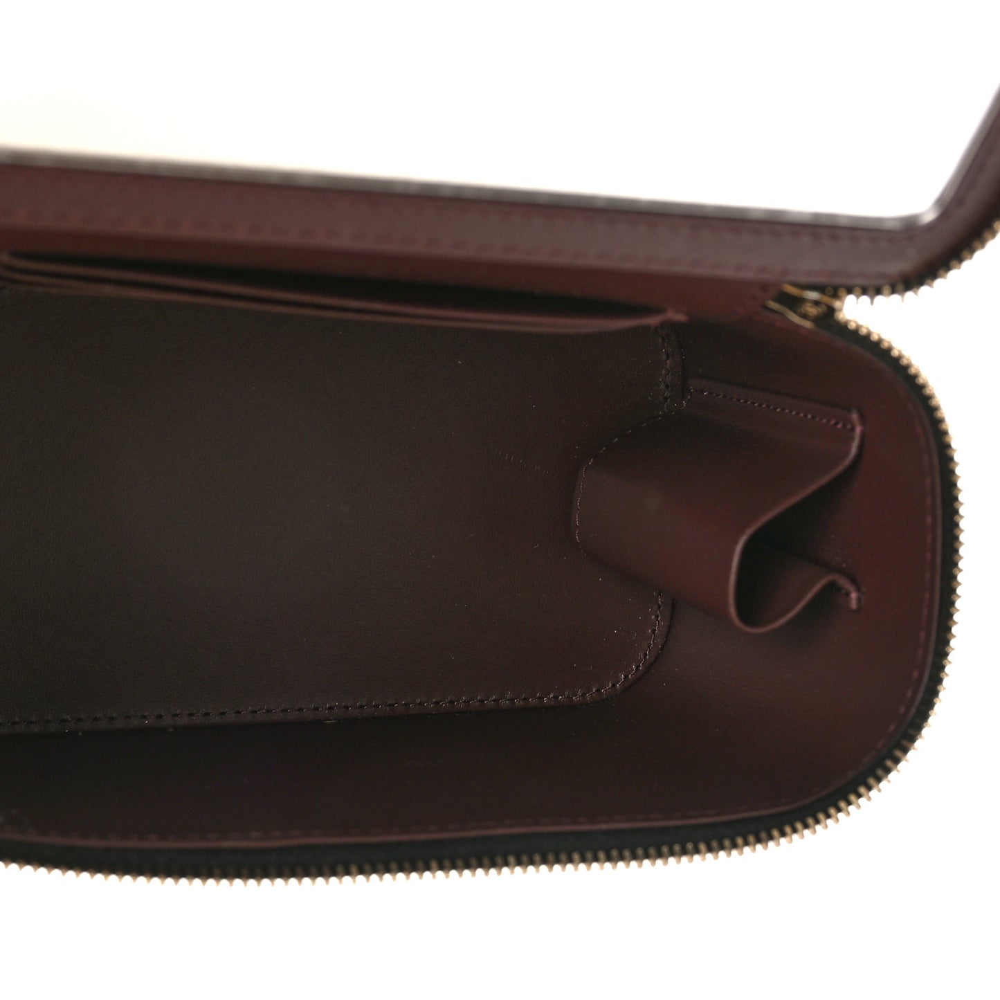 Caviar Quilted Small Vanity Case With Chain Black