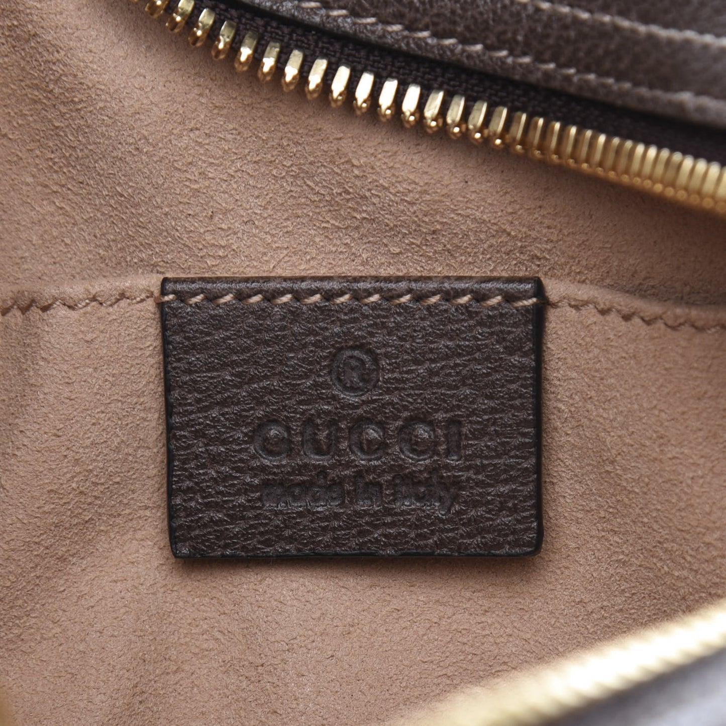 GG Supreme Monogram Web Small Ophidia Belt Bag 85 34 Dark Brown