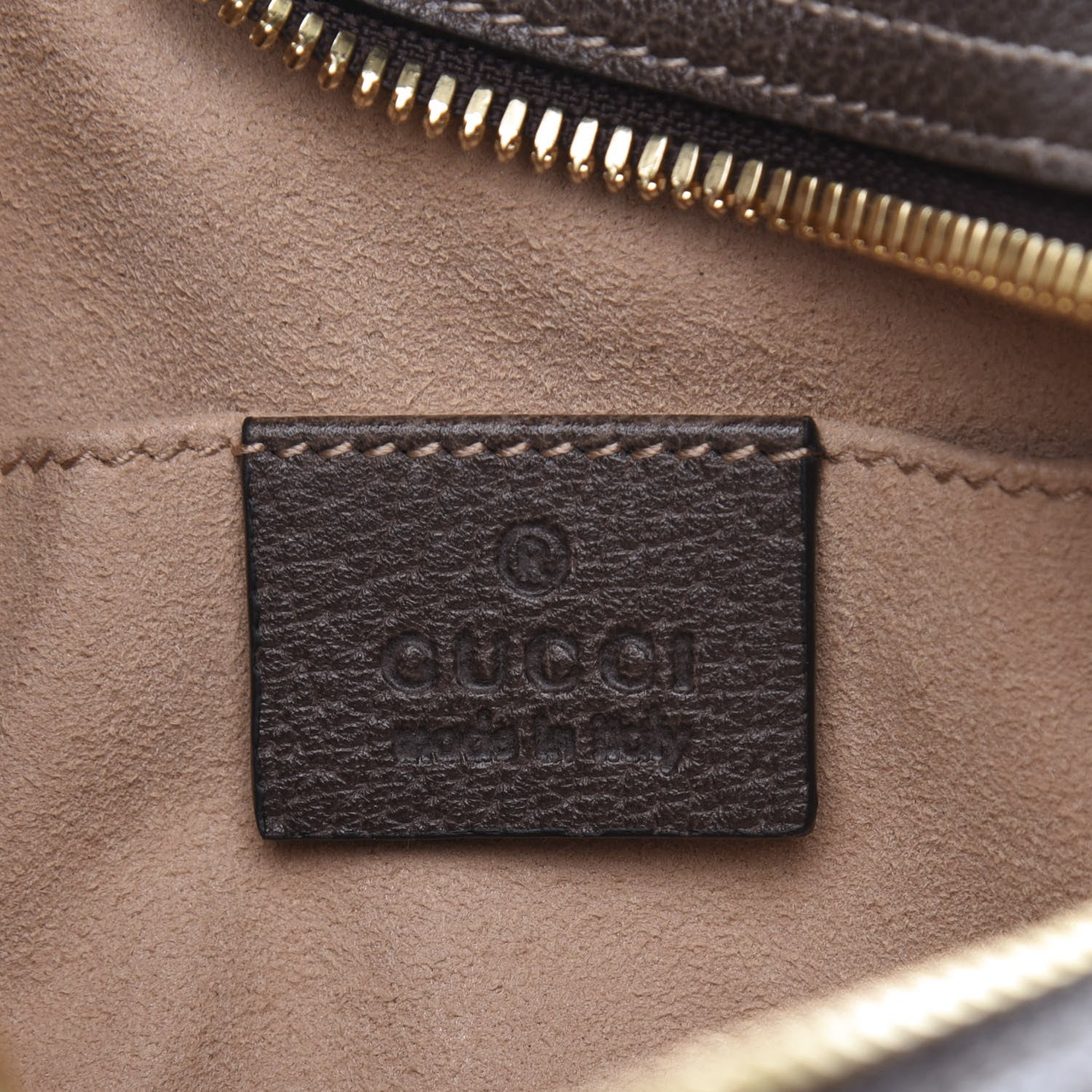 Gucci GG Supreme Monogram Web Small Ophidia Belt Bag 85 34 Dark Brown 8 of 9