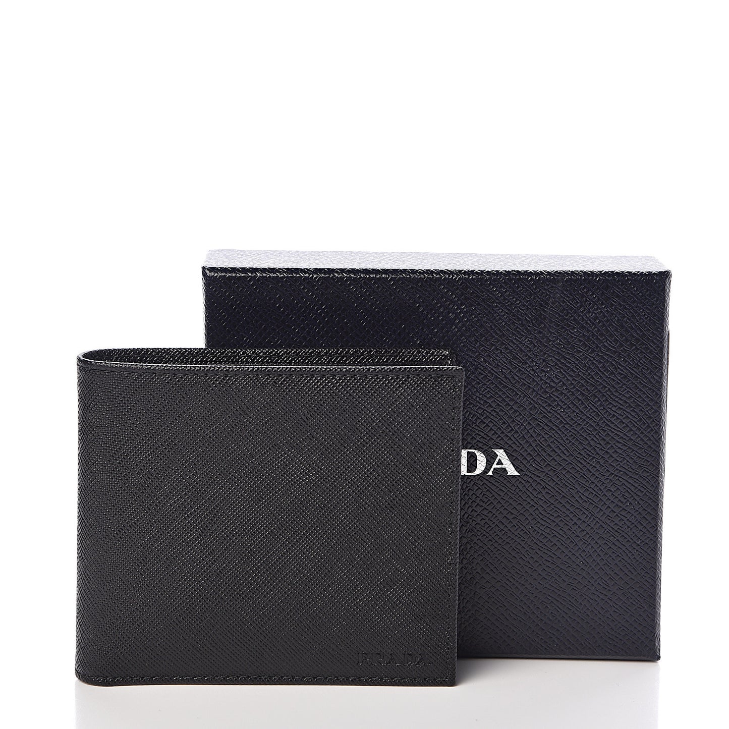 Saffiano Bi-Fold Wallet Black