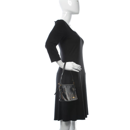 Chloe Sheepskin Embossed Logo Crossbody Black 2 of 11