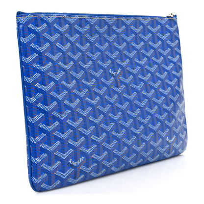 Goyard Goyardine Senat Pochette MM Sky Blue 3 of 6