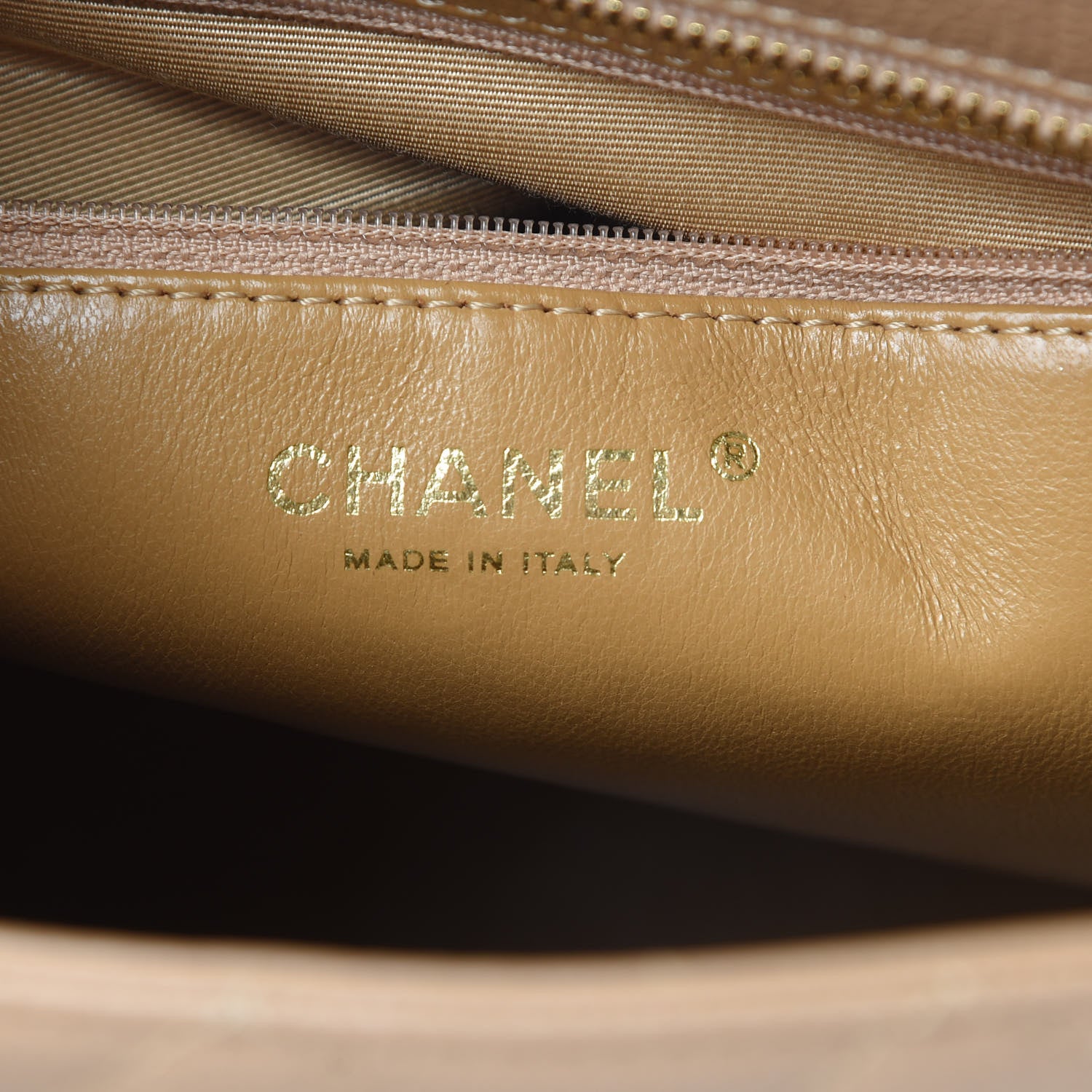 Chanel Caviar Quilted Medallion Tote Beige 6 of 12