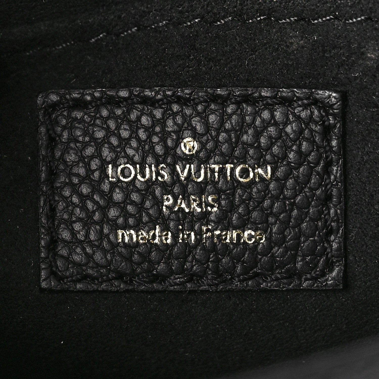 Louis Vuitton Empreinte Monogram Giant Petit Sac Plat Black Beige 6 of 8