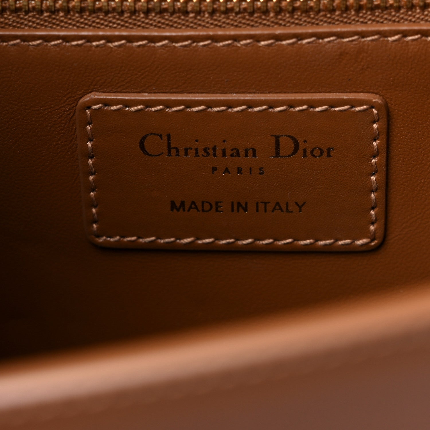 Christian Dior Smooth Calfskin 30 Montaigne Flap Bag Brown 6 of 14