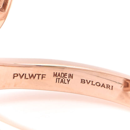 Bulgari 18K Rose Gold Diamond Divas' Dream Ring 52 6 5 of 5