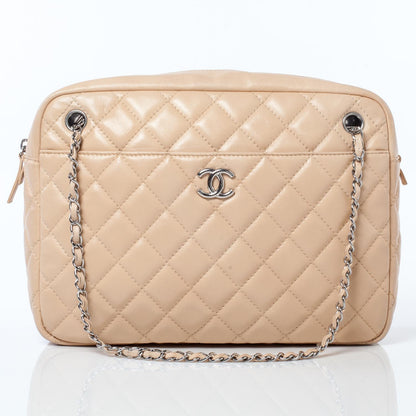 Chanel Lambskin Large Camera Case Beige 1 of 10