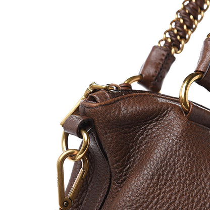 Prada Cervo Deerskin Chain Bag Bruciato 14 of 14