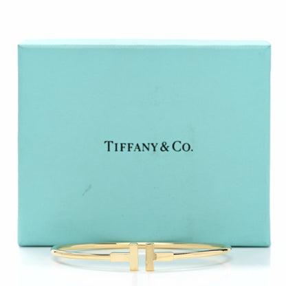 Tiffany 18K Yellow Gold T Wire Bracelet 4 of 4