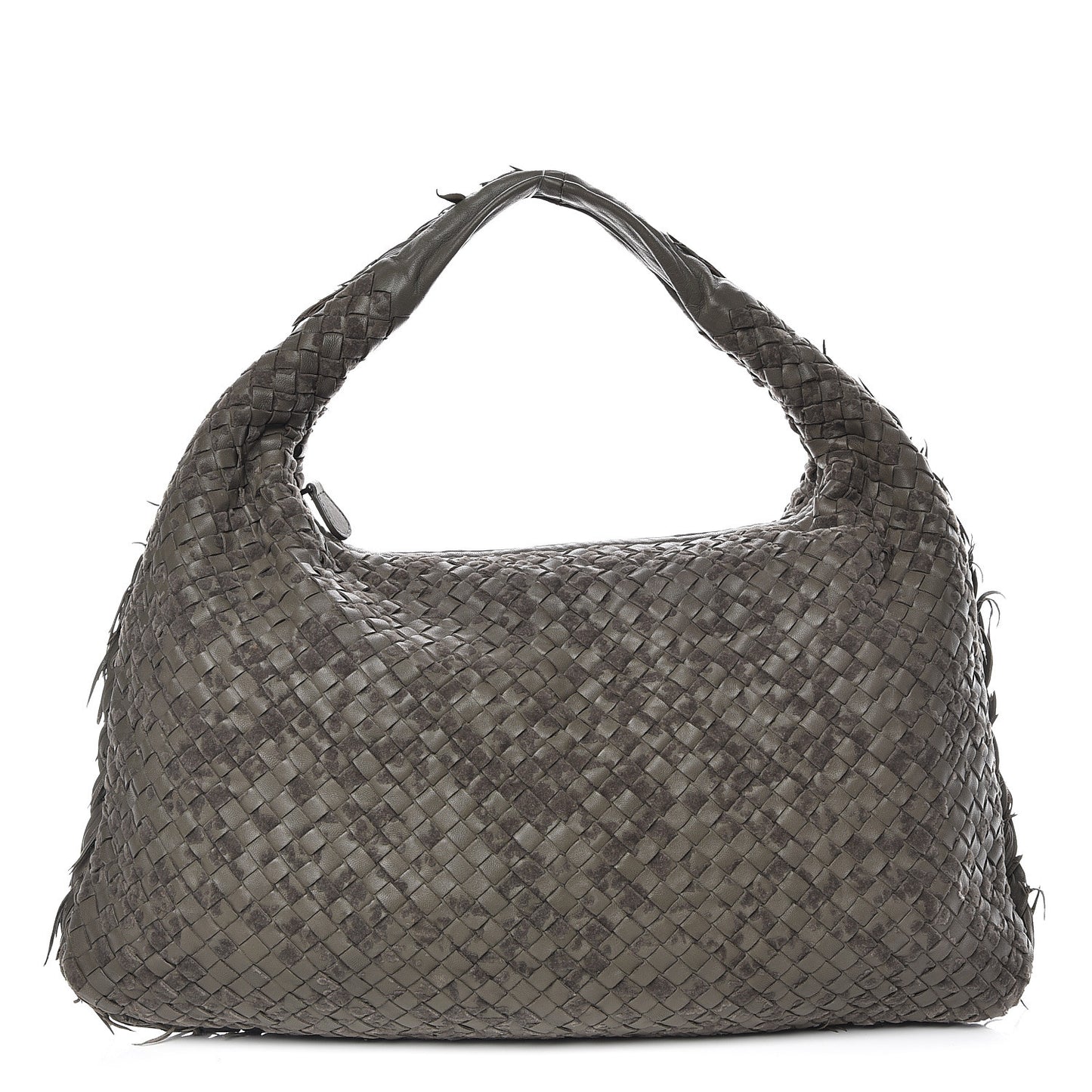 Nappa Velours Intrecciato Large Veneta Hobo Matita