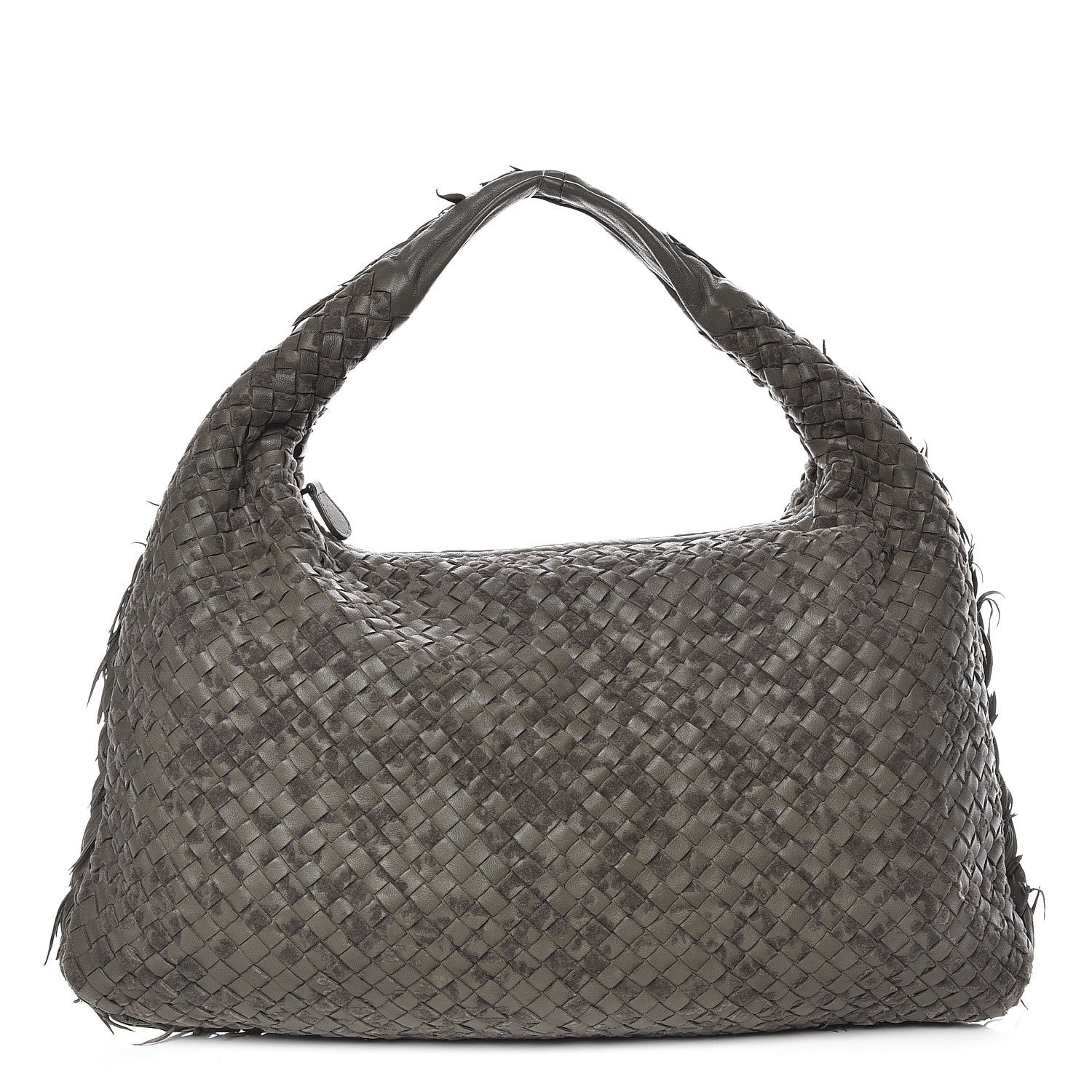 Bottega Veneta Nappa Velours Intrecciato Large Veneta Hobo Matita 1 of 12