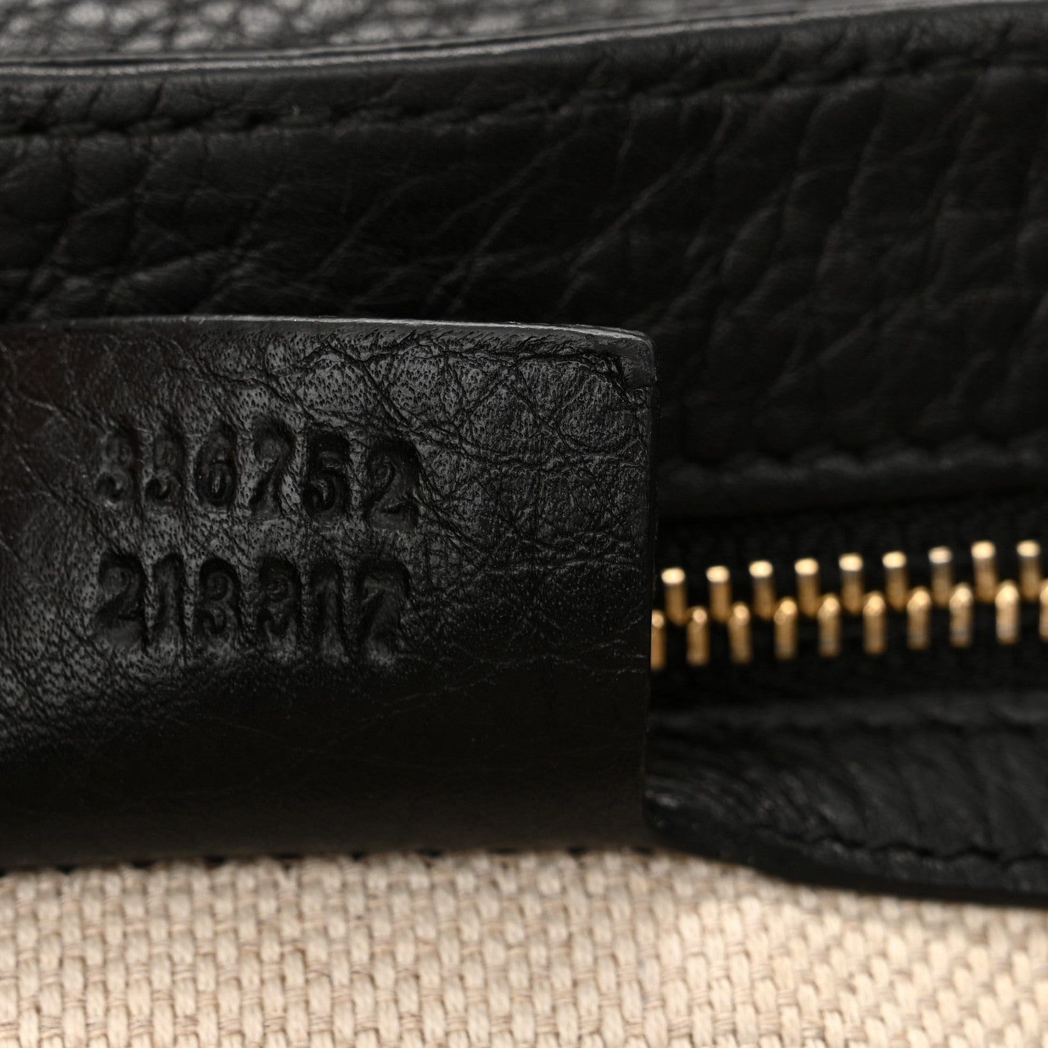 Gucci Pebbled Calfskin Medium Soho Flap Crossbody Black 7 of 12