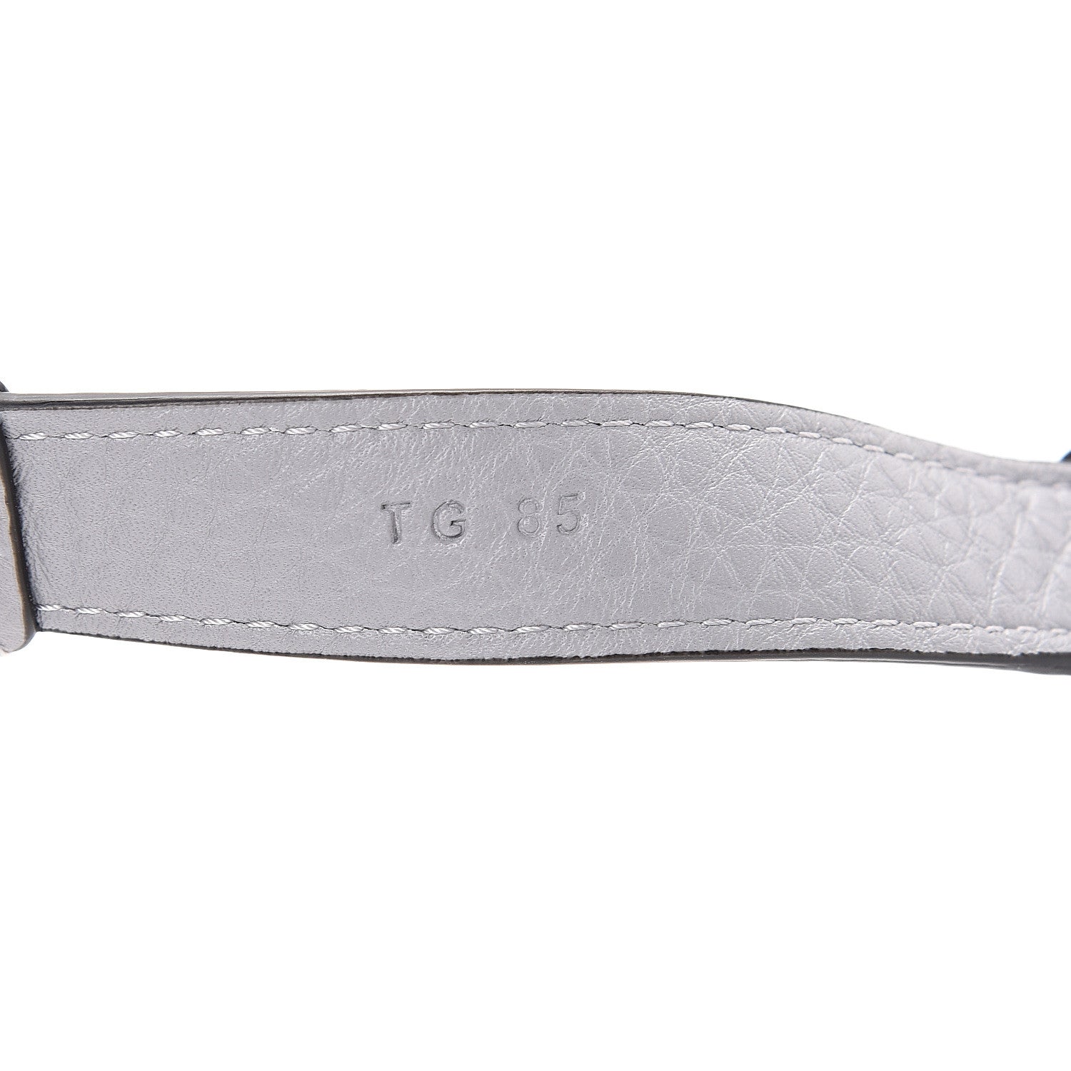 Valentino Garavani Grained Calfskin Rockstud Belt Bag 85 Pastel Grey 6 of 9