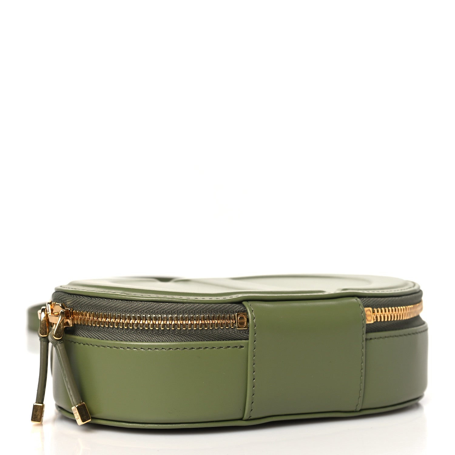 Christian Dior Calfskin CD Signature Oval Crossbody Camera Bag Green 4 of 11