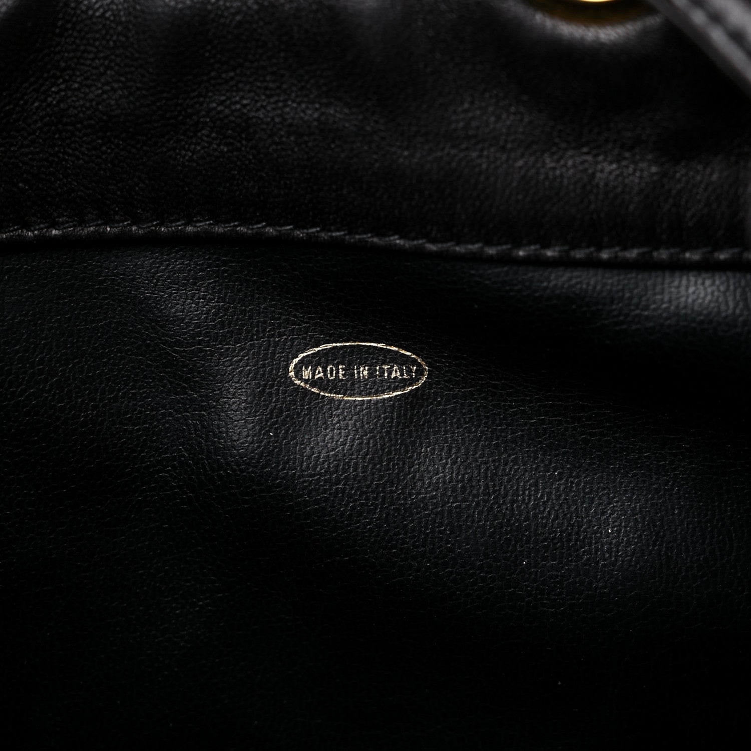 Chanel Lambskin CC Drawstring Shoulder Bag Black 8 of 13