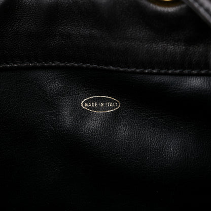Chanel Lambskin CC Drawstring Shoulder Bag Black 8 of 13