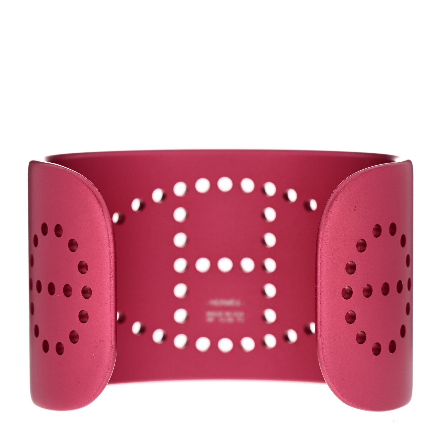 Hermes Aluminium Evelyne Sunset Cuff Bracelet T3 Rose Couture 3 of 4