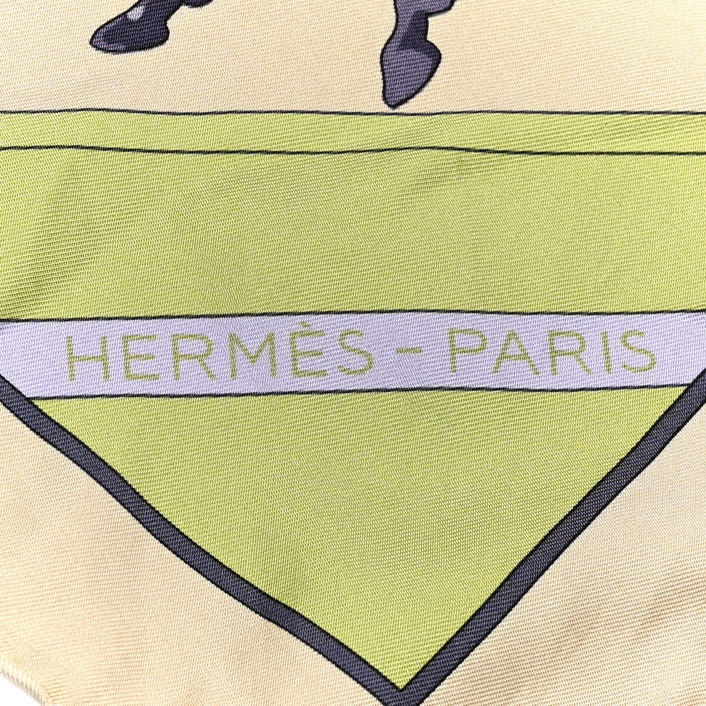 Silk Les Courses Scarf 45