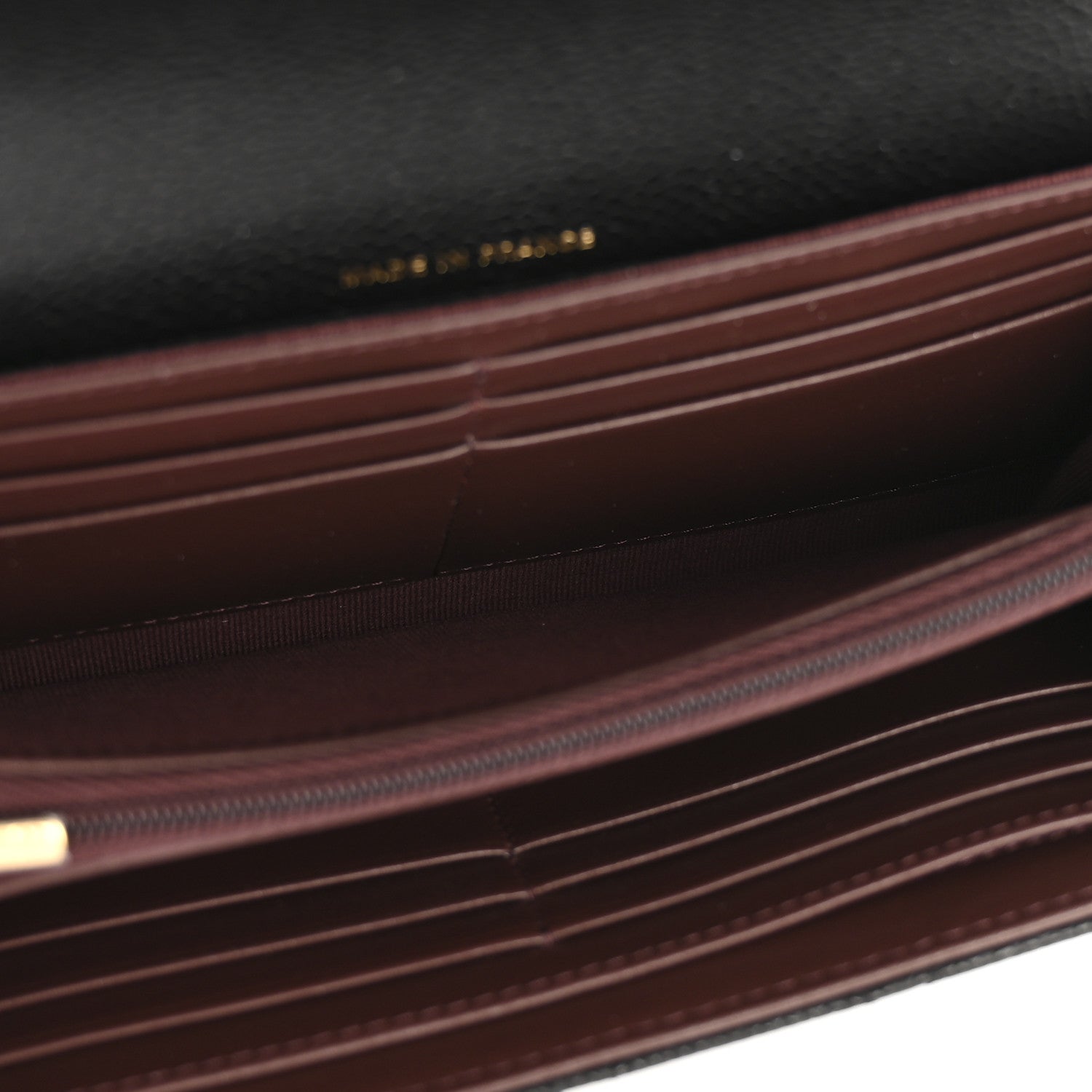 Chanel Caviar Quilted Large Gusset Flap Wallet Black 5 of 9