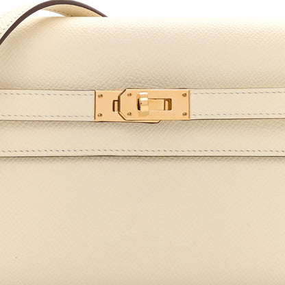 Hermes Epsom Verso Kelly Wallet To Go Nata Jaune Poussin 7 of 11